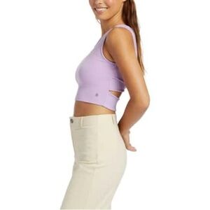 Roxy Good Keepsake Women’s Lilac Crop Top Size Medium NWT